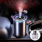 2025 Upgraded Smart Car Air Fresheners Diffuser with Starry Sky Projection Adjustable Scent, Essential Oil Diffusers for Automatic On/Off Automatic Aroma Diffuser with 50ml Car Perfume- Ocean