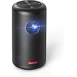 Nebula Capsule II Smart Mini Projector, by Anker, 200 ANSI Lumen 720p HD Portable Projector with Wi-Fi, DLP, Android TV 9.0, 