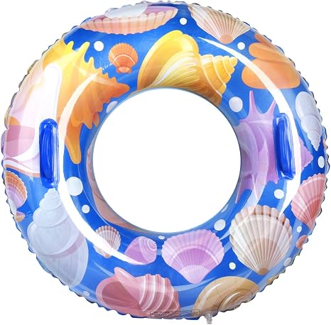 Aufblasbarer Schwimmring Orange – 76 Cm Durchmesser, Aus PVC, Für Kinder 6–12 Jahre
