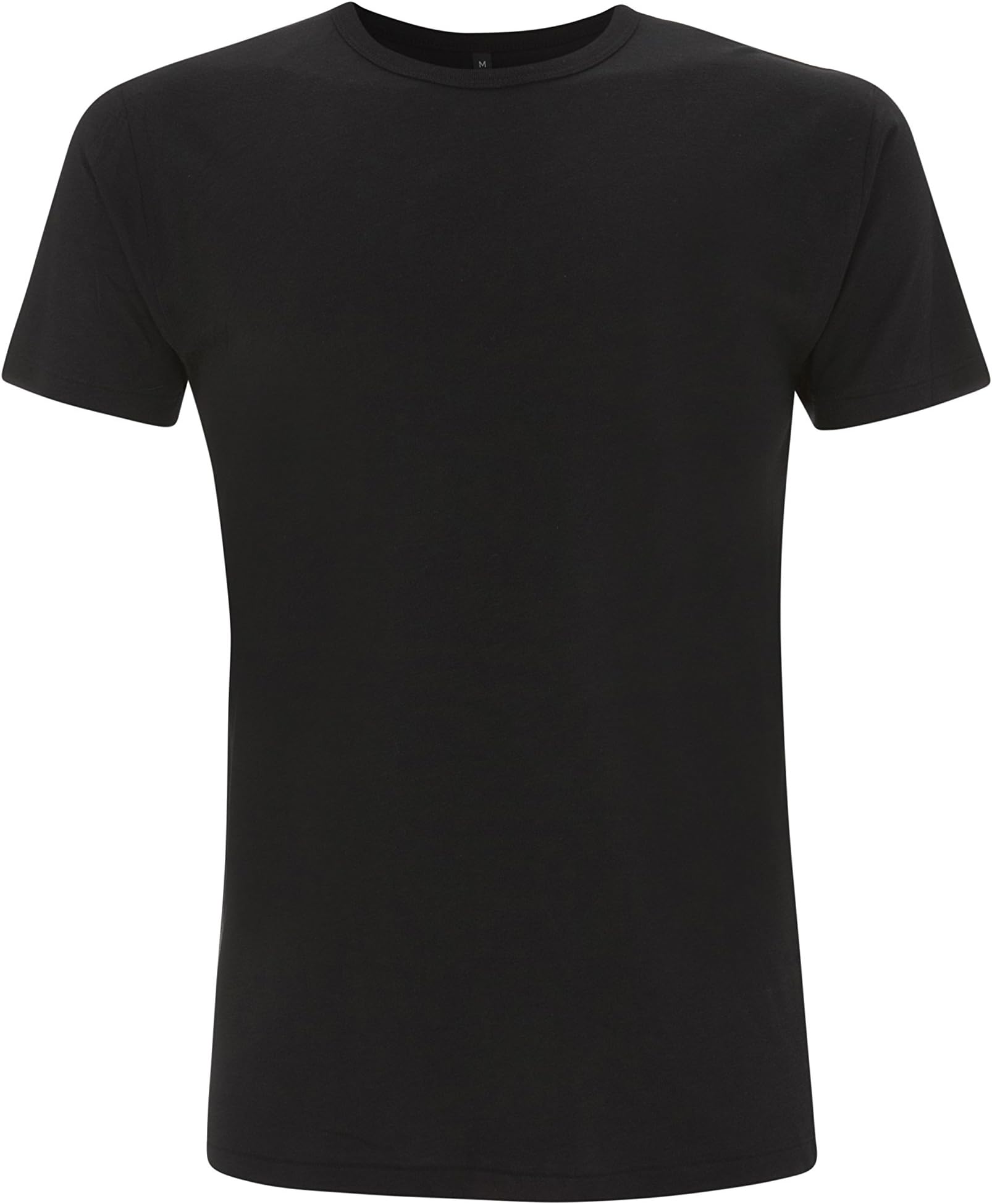 Mens T-Shirt, Black - M, Bamboo & Organic Cotton Jersey style T Shirt