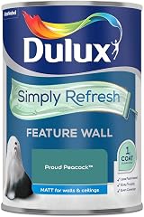 Dulux Simply Refresh Proud Peacock Matt Emulsion Paint 1.25L view 3