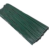 Floral Wire Stems 2mm, 50 Pcs Florist Stem Wires for Flowers 11.8 Inch Floral Craft Binding Wire Sticks for Handcrafts DIY