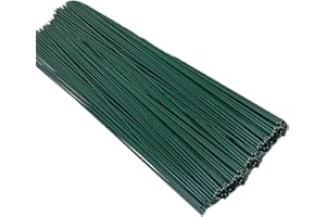 Floral Wire Stems 2mm, 50 Pcs Florist Stem Wires for Flowers 11.8 Inch Floral Craft Binding Wire Sticks for Handcrafts DIY