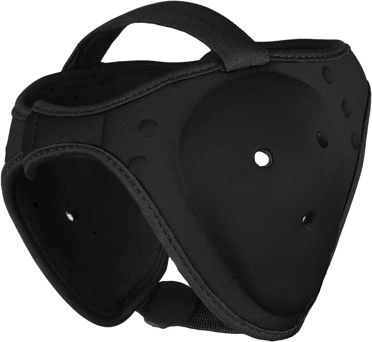 Sports Protection Ear Guard MMA, UFC, Wrestling, Grappling, Neoprene Padded Headgear for Boxing Training, Sparring, Fighting, Martial Arts with Adjustable Straps Safe Head & Ear Adult Size (Black)