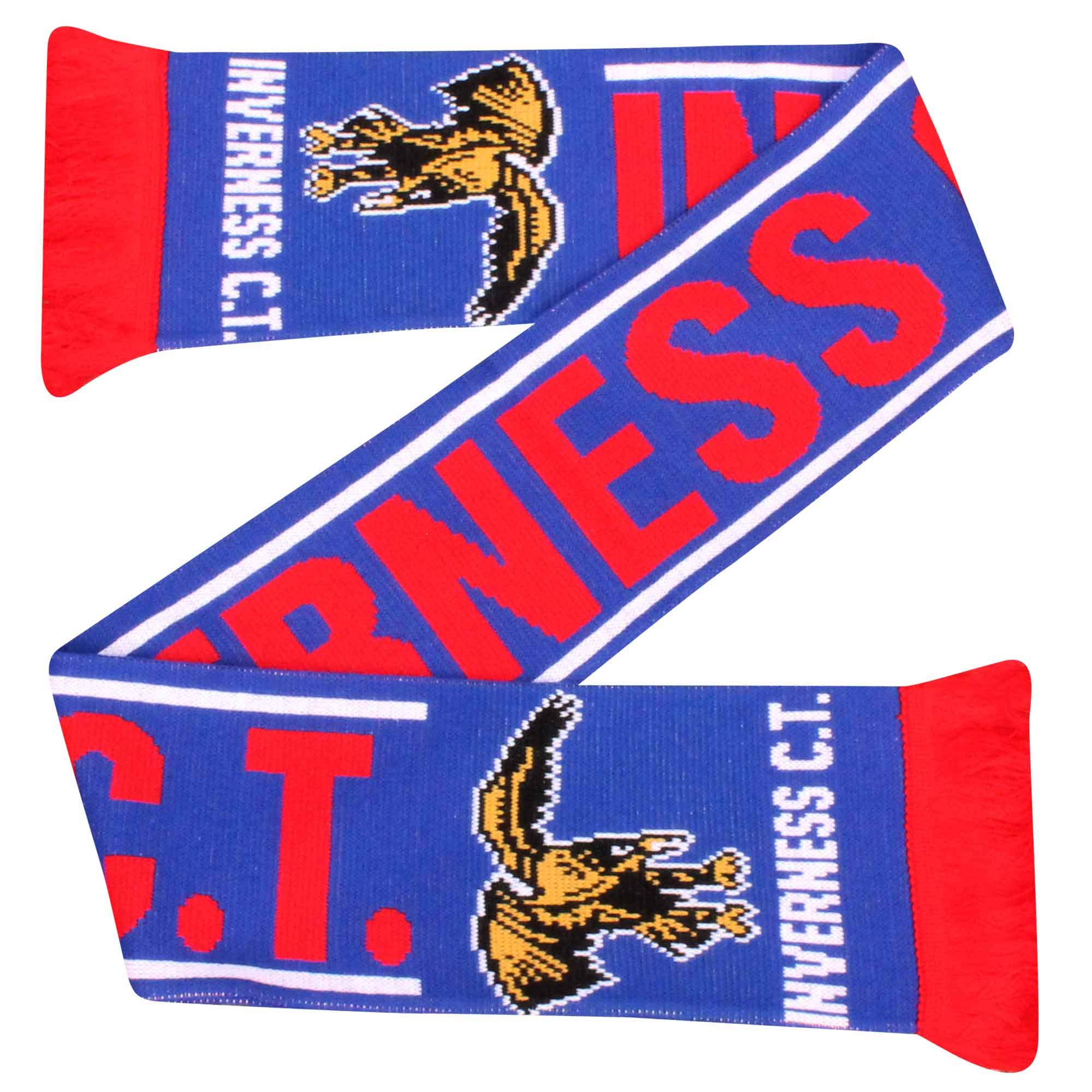 Inverness Caledonian Thistle Football Fans Scarf (100% Acrylic), Inverness CT Scarf, Inverness Football Scarf
