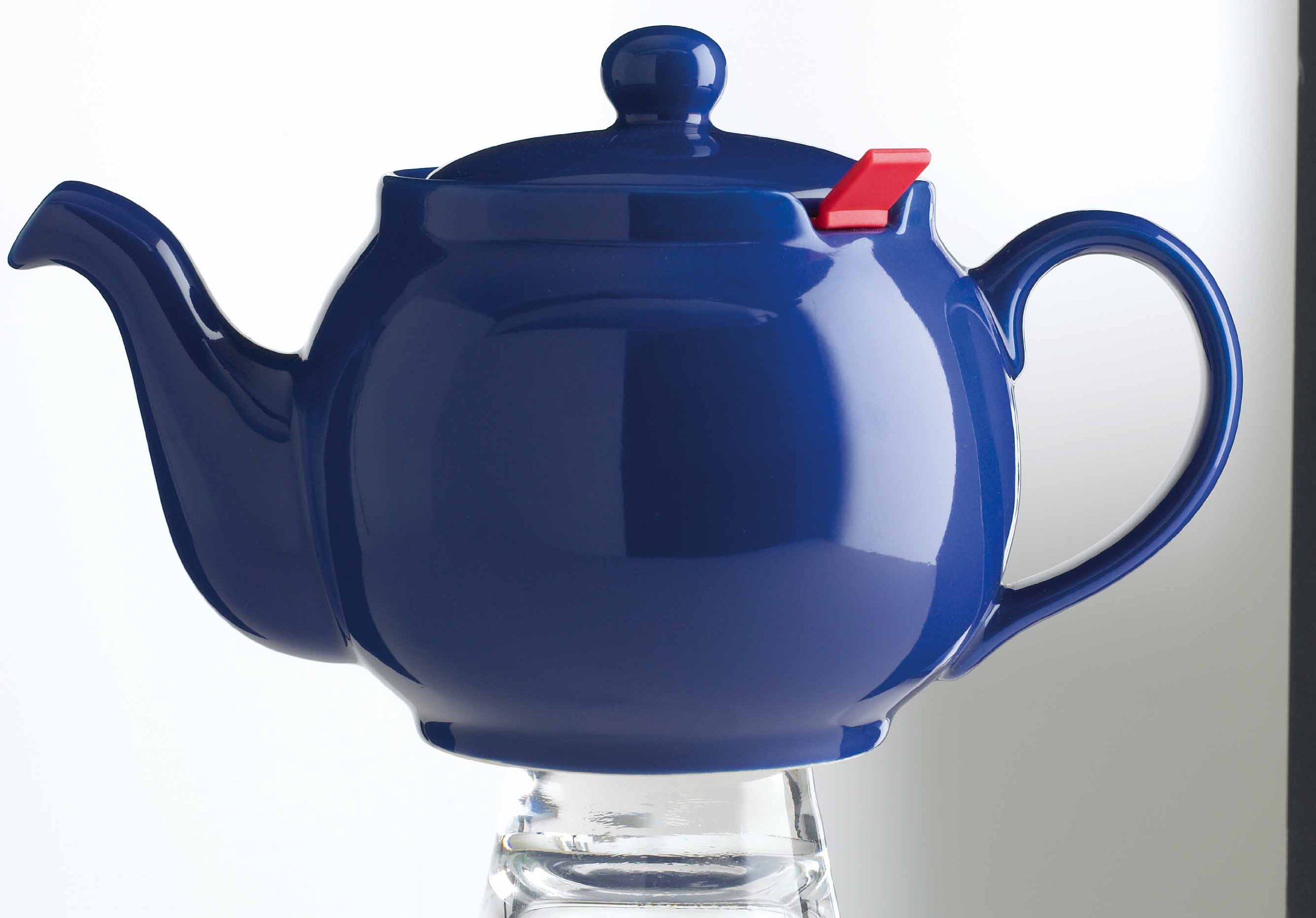 London Teapot Company-Chatsford 6-Cup Teapot with One Red Filter, Blue