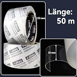 Super Solu Super Clear Silent Waterproof Packing Tape 50m x 50mm 30-50kg Load view 3