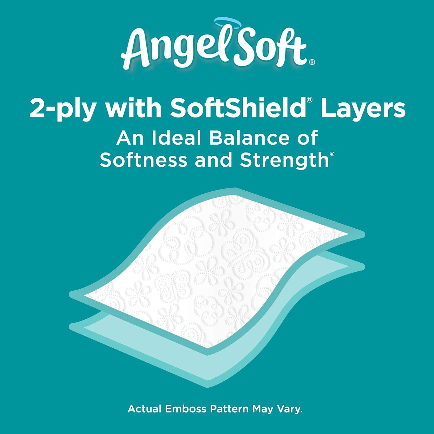Angel Soft Toilet Paper with Fresh Lavender Scented Tube, 2-Ply Sheet Double Rolls, 12 Count of 214 Sheets Per Roll, Pack of 4 (79372): Health & Personal Care