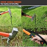 TempFoo Camping Hammer Heavy Duty 12 inch Tent Stake Remover Rubber Handle view 6