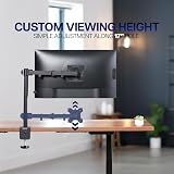 VIVO STAND-V001 Single Monitor Arm Mount 32 inch Regular, 38 inch Ultrawide view 7
