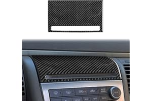 UOADA Real Carbon Fiber Trim Stickers Interior Compatible with Infiniti G35 2005 2006 Accessories Decoration (Console Panel)
