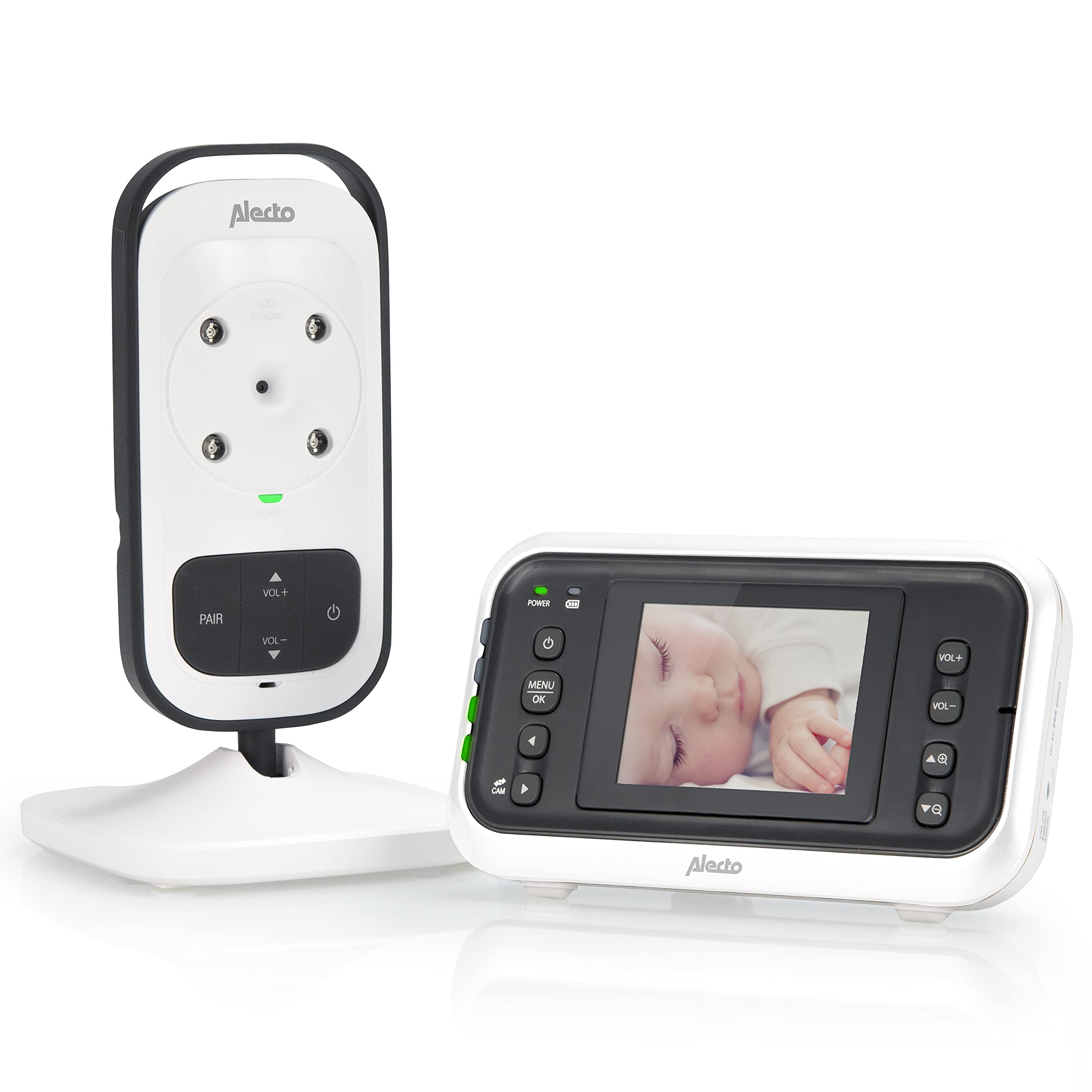 Alecto Al-Dvm75 Baby Moniteur Avec Caméra Moniteur 2,4"