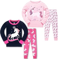 Pajamas for Girls Unicorn Sleepwears for Kids