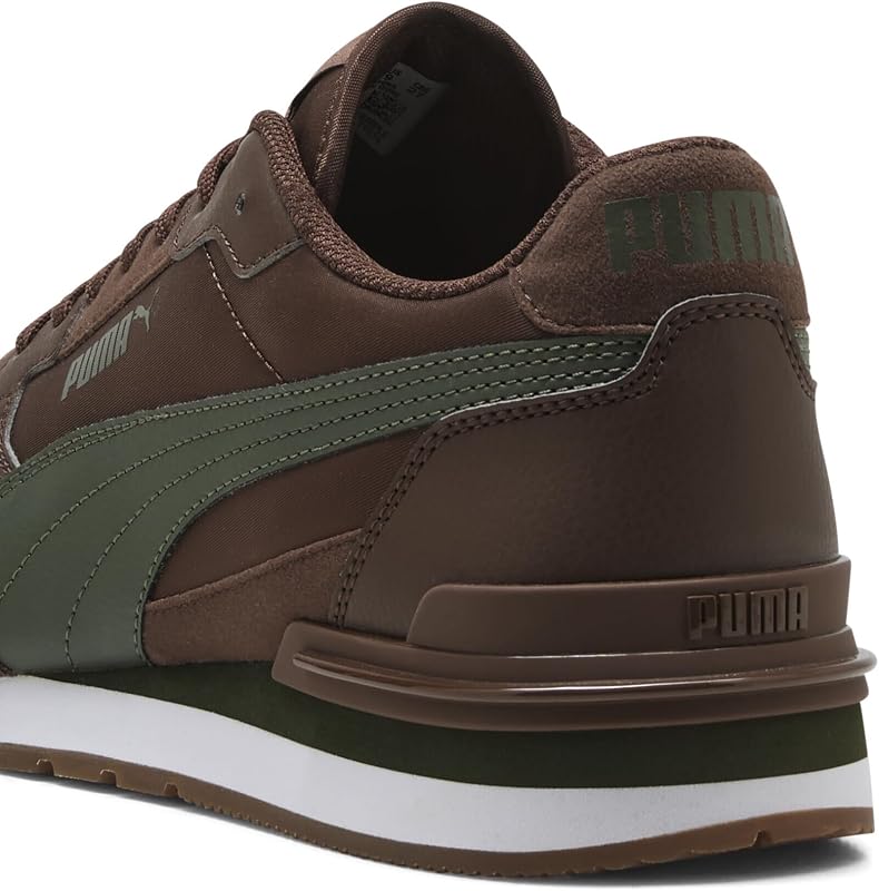 Erwachsene ST Runner v4 Nylon Sneakers 41, Chestnut Brown Moss Veil White Gum Green