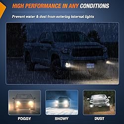 Nilight Fog Lights Assembly Compatible with 2014