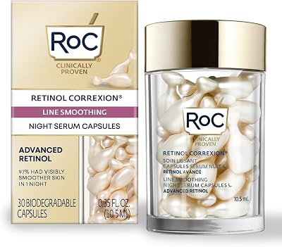 RoC Retinol Correxion Line Smoothing Night Serum Capsules 30 Count
