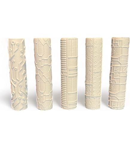 Hexagon Texture Terrain Rolling Pin – For Wargames & Miniature Bases By Green Stuff World