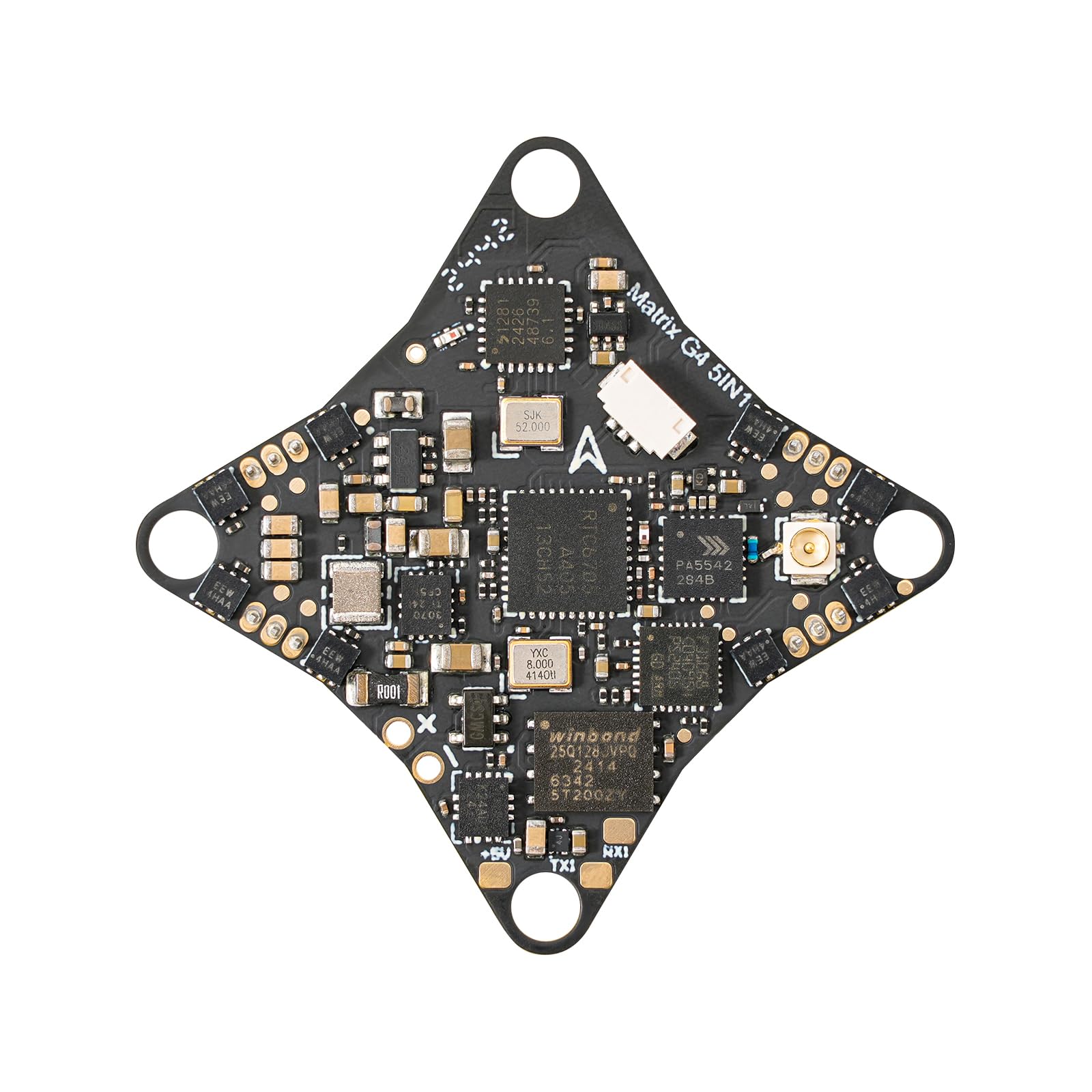 Photo 1 of BETAFPV Matrix 1S Brushless Flight Controller, Highly Integrated 5IN1 FC Built-in Serial ELRS RX/VTX, with 1.0mm Thick Board, JST1.25 Pin for 1S FPV Racing Whoop Drone Quad like Meteor65/75 Pro