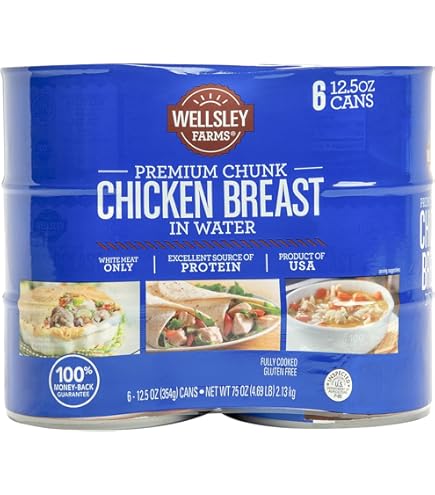 Valley Fresh White Chicken 10 Oz - Canned Chicken Breast For Quick Meals