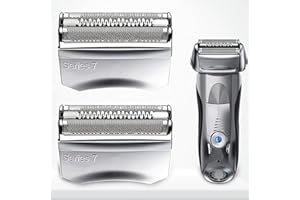 JIANCENGYU Series 7 70S Replacement Shaver Heads Compatible with Braun Series 7 Electric Razors, 70S Blades for Braun s7 Replacement Foil and Cutter 720cc, 730cc, 735s, 750cc, 760cc, 790cc