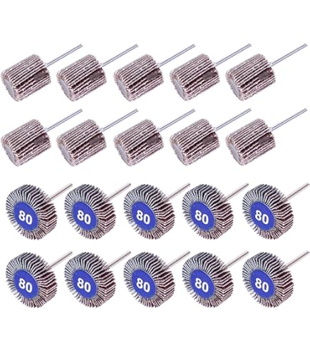 Mxuteuk 210 Pieces Sanding Drum Set, Including 198 Pieces Aluminium