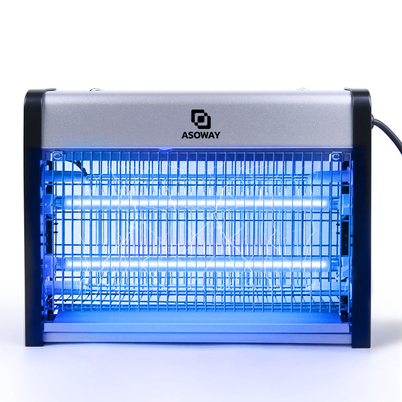 Insektenvernichter Elektrisch, Fliegenfalle Insektenfalle elektrisch Mückenlampe mit UV-Licht, Effektiv Decken 80㎡ Innen, Insektenfänger Mückenfalle für Schlafzimmer Küche Büro Patio (Mückenlampe)