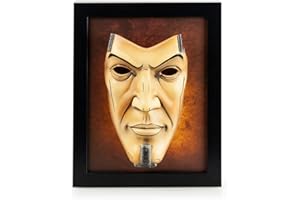 ThinkGeek, Inc. Borderlands 2 Handsome Jack Wall Art | Shadow Box Hand-Painted Resin Mask Display