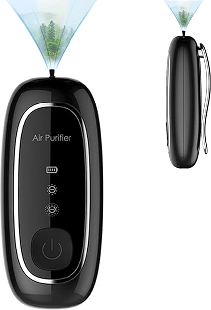Amazon 年11月進化版 パーソナル空気清浄機 引掛式 小型 ミニ ポータブル 空気清浄機 イオン発生器 携帯型 クリップ マイナスイオン ウイルス除去率90 花粉 煙 ホルムアルデヒド Pm2 5除去率98 大人 妊婦 子供 赤ちゃん 静音 Usb充電式 部屋 車載 個人用