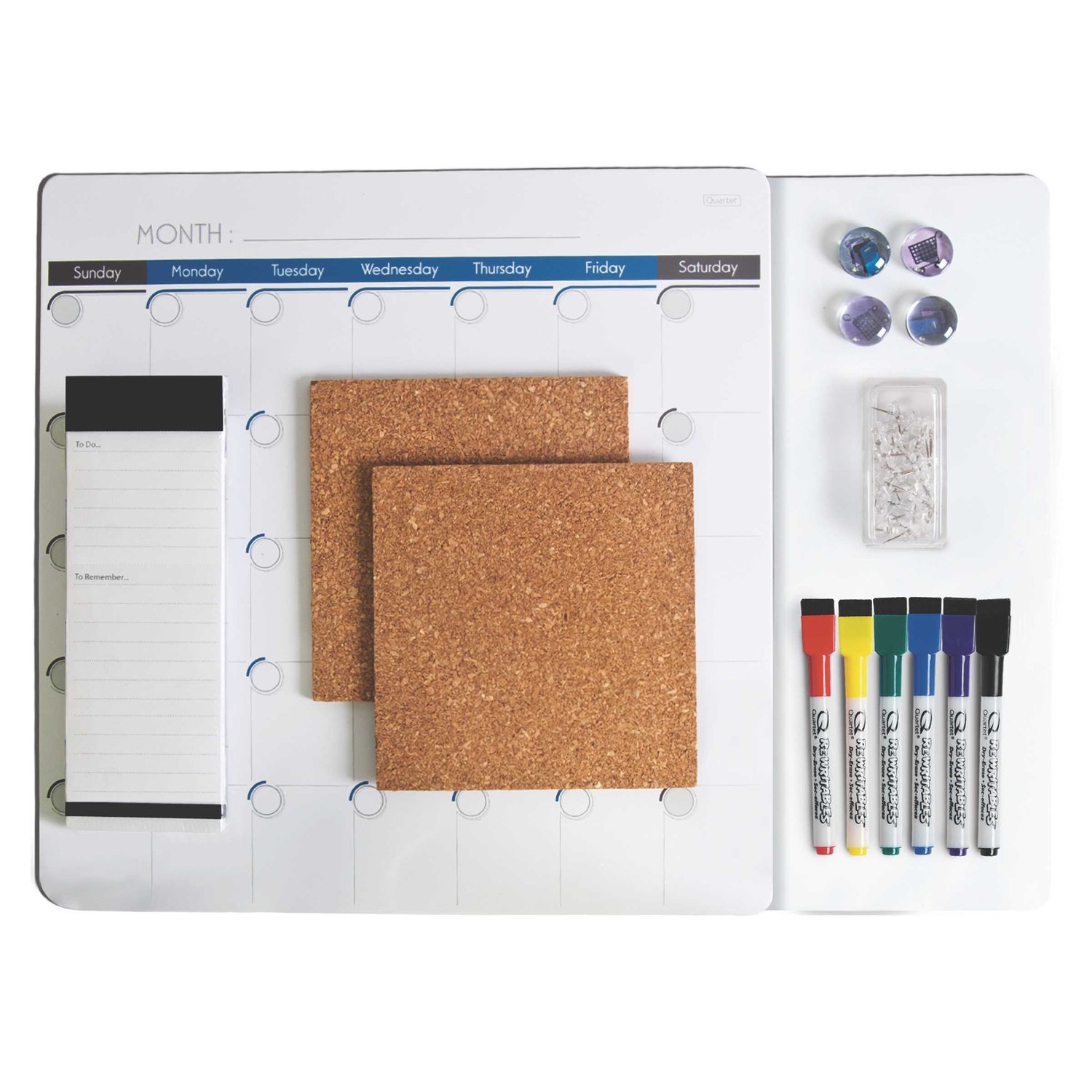 Nobo Communication Centre Calendar Planner and Whiteboard Value Pack, 1903775