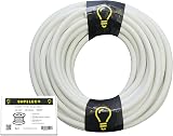 SHPELEC Flexible White Cable 1.0mm 3 Core BASEC Approved 5m 10m view 5