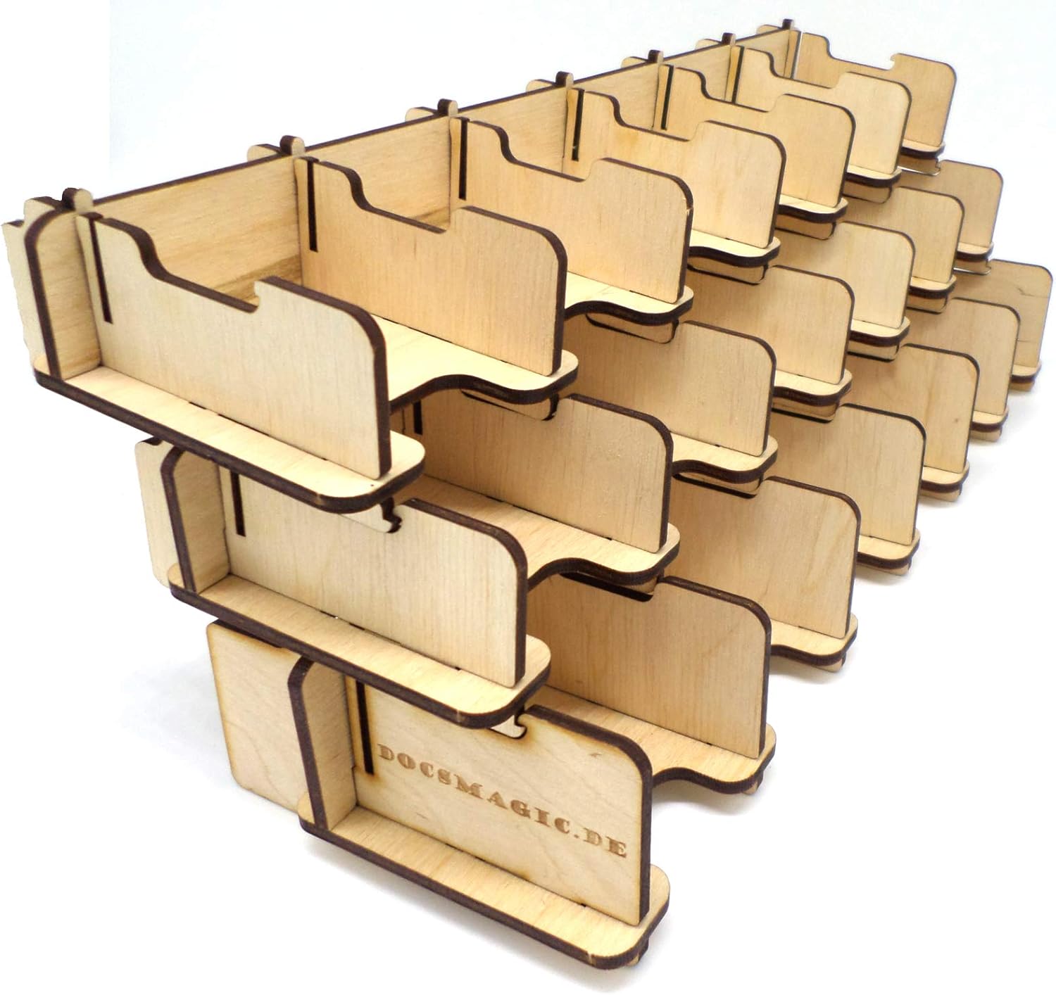 docsmagic.de Card Holder - 18-Compartment 1500+ Mini Cards, 18-compartment Mini, Small - Image 5