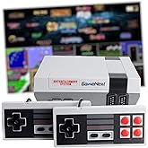 GAMENEXT Retro Game Console, AV Classic Mini Video Game Consoles Built-in with 620 Games Dual Players Mode Console with 2 Controllers Handheld Games for Kids &amp; Adults