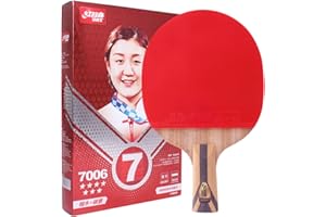 AMIRDE DHS Ping Pong Paddle Professional Racket - Table Tennis Racket with Carrying Case - ITTF Approved Rubber for Tournament Play - Best Table Tennis Paddle