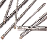 TOPWAY 17Pcs SDS Plus Drill Bit Set with Chisels Case Concrete Masonry Bits view 6