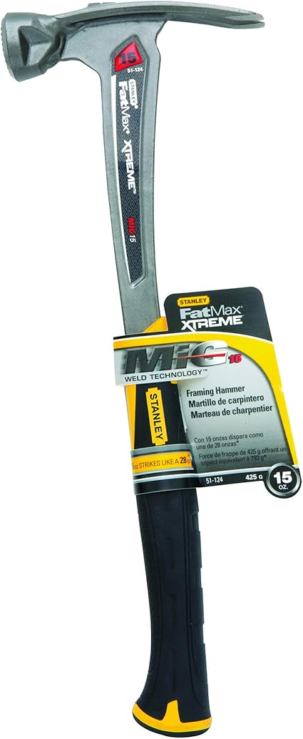 Stanley 51 124x Fatmax Welded Hammer 14 Ounce Amazon Ca Tools Home Improvement