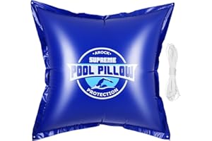 Arock 4' X 4' Pool Pillows for Above Ground Pools, Cold-Resistant Pool Cover Air Pillow, Winterizing Ice Equalizer, Winter Swimming Pool Closing Kits, Extra Thick - Rope Included