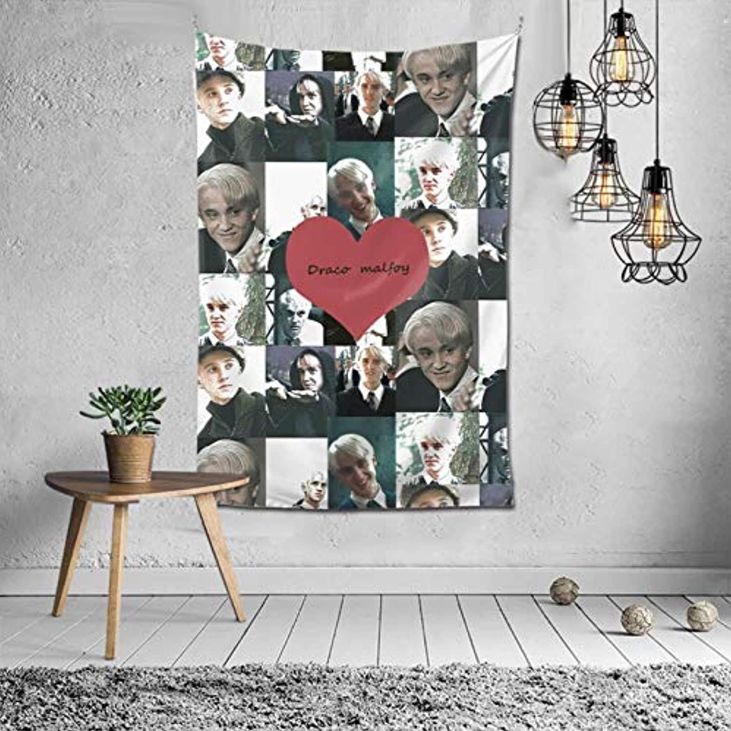 Draco-Malfoy Tapestry Wall Hanging Fashion Home Decoration Wall Blanket Dormitory Living Room Bedroom (Draco-Malfoy6, 60X40Inch)