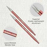 KnitPro Zing Interchangeable Circular Needles 5In 5.50mm (13cm) Feather-light view 2