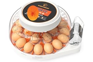 EVERYGROW Incubators for Hatching Eggs, 22 Eggs Smart Incubator with Automatic Egg Turning and Humidity Control, Automatic Water Adding for Hatching Chicken, Duck, Quail Goose [2025 Upgrade]