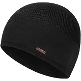 Wmcaps 33% Wool Blend Beanie for Men & Women, Warm Breathable Skull Cap | Breathable Top & Warm Ears – Non-Itchy Softness, 45g Ultra-Light, Low-Profile Helmet-Friendly for Running, Cycling & Daily