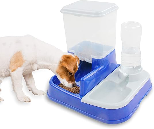 automatic dog feeder and water dispenser