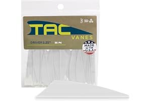 TAC Vanes Driver Hybrid Vanes, Vanes for Archery Bowhunting and Recreational Shooting