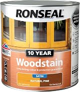 Ronseal 10 Year Woodstain Natural Pine 2.5L view 3