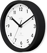 Acctim Nardo 20cm Radio Controlled Wall Clock Black view 2