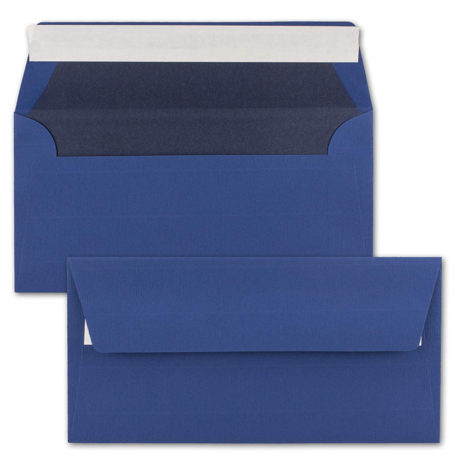 Envelopes FarbenFroh, DIN, long lined, parent 50 Pieces dark blue