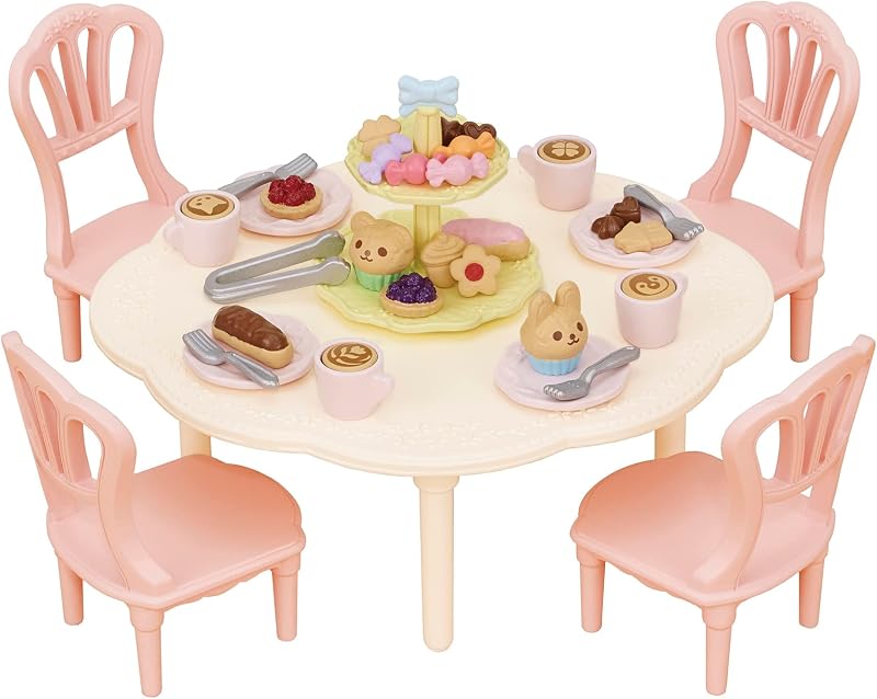 Sylvanian Families 5742 Sweets Party Set Dollhouse Playsets 30 Tea Time