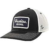 ZHATS Standard NCAA Officially Licensed Trucker Hat Dakota Patch Brick Black White, One Size