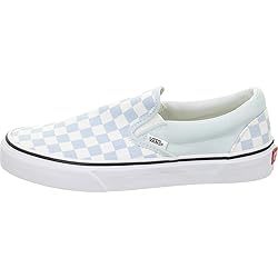 Vans Women's Trainers, Blue Checkerboard Baby Blue