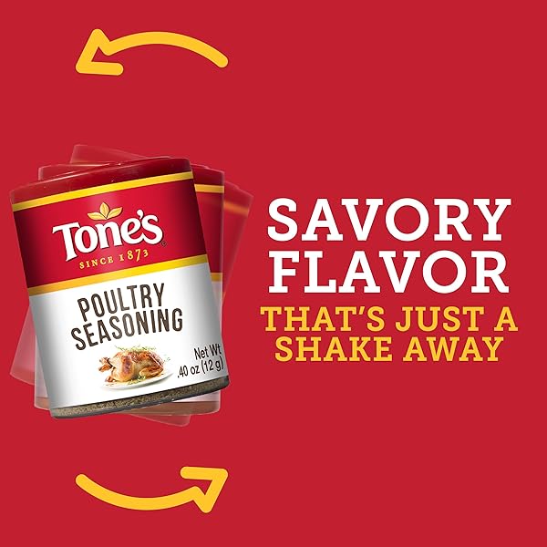 TONE’S POULTRY SEASONING, 0.40 OUNCE