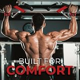 WFX Weight Lifting Straps Wrist Support Padded Neoprene Red view 7